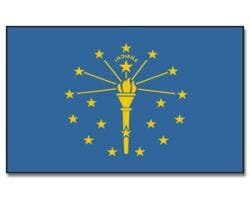 Indiana gedruckt im Querformat | 90 x 150 cm - Bild 1