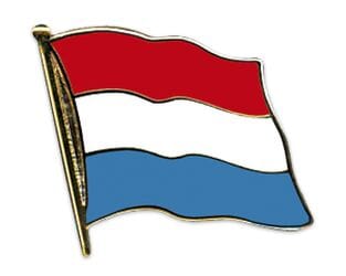 Flaggen Pin Luxemburg geschwungen | ca. 20 mm - Bild 1