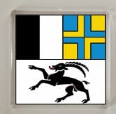 Magnet Kanton Graub&uuml;nden | 64 x 64 mm - Bild 1