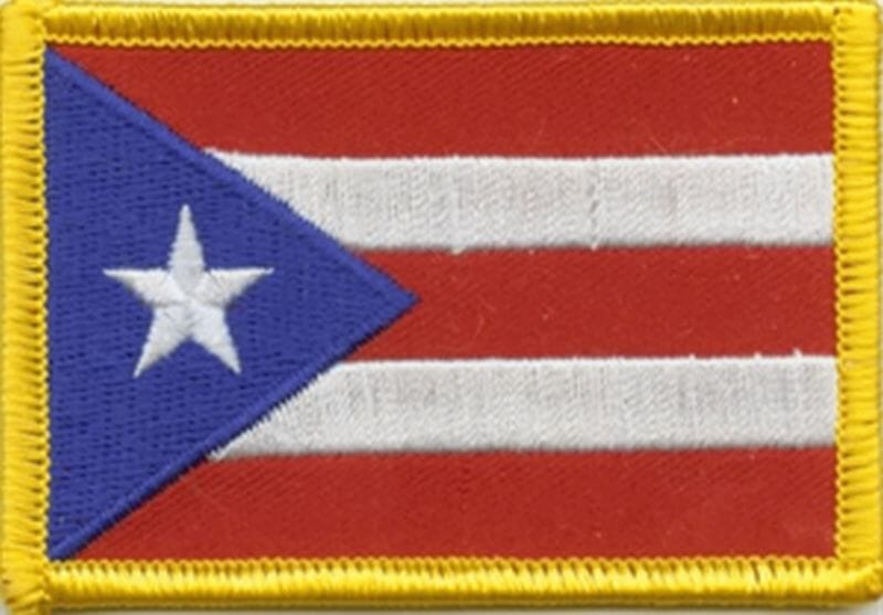 Patch Sticker zum aufb&uuml;geln Puerto Rico | 5.5 x 9 cm - Bild 1