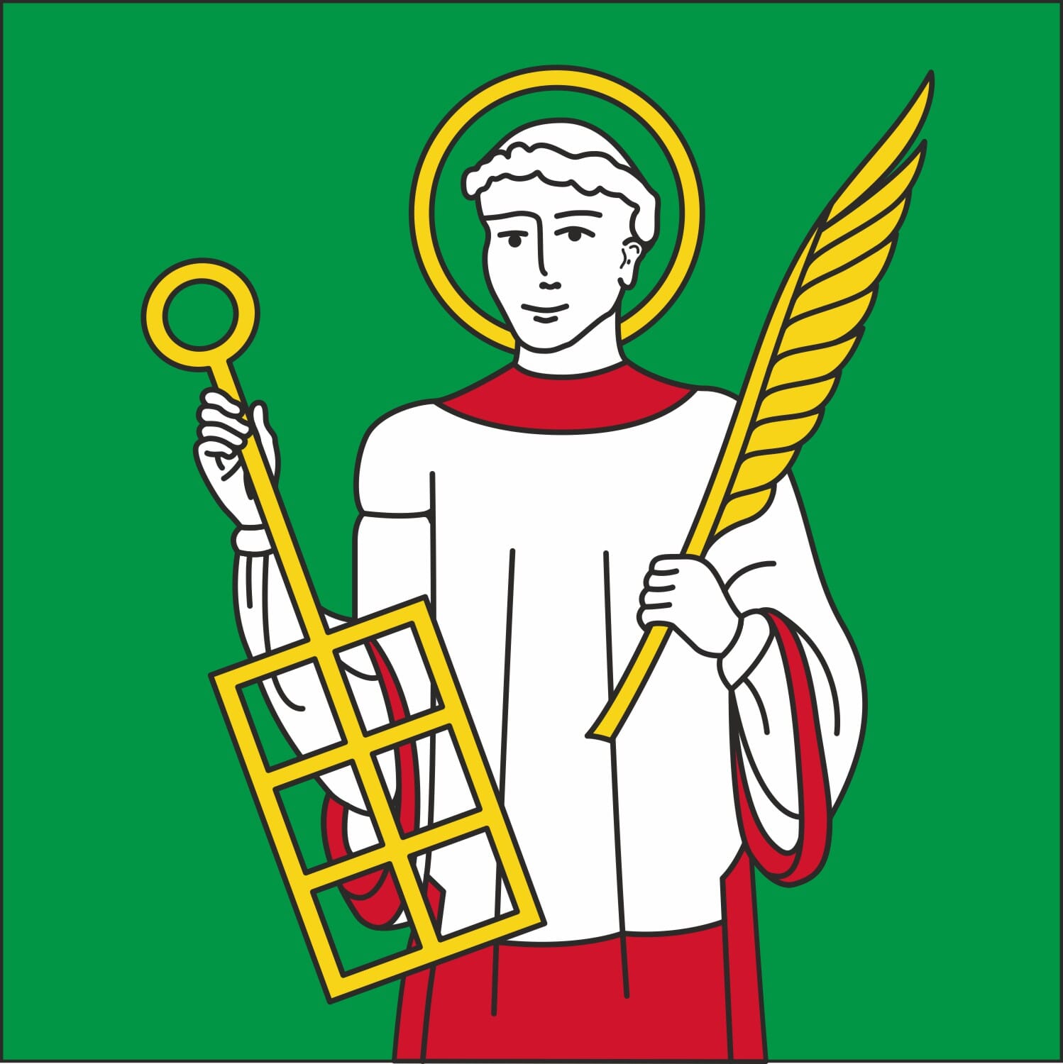 Fahne Gemeinde 6810 Isone (TI) | 30 x 30 cm und Gr&ouml;sser - Bild 1