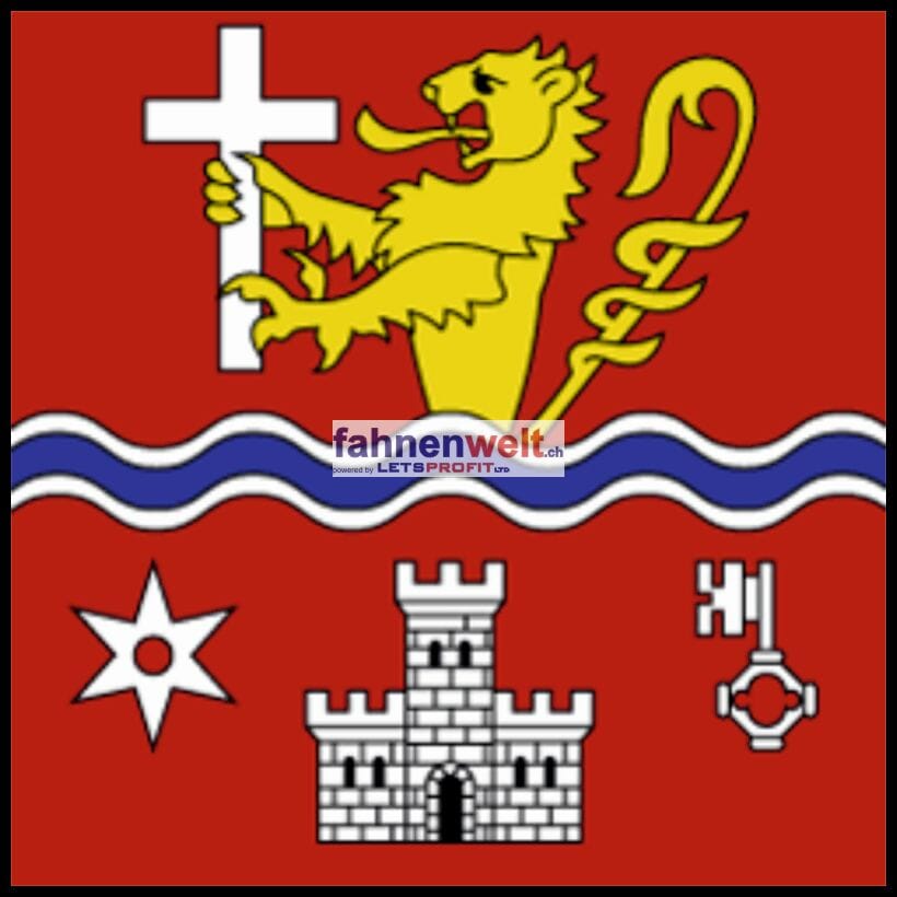 Fahne Gemeinde 1678 Siviriez (FR) | 30 x 30 cm und Gr&ouml;sser - Bild 1