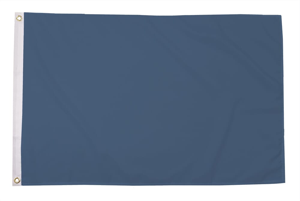 Petrol- / T&uuml;rkisfarbene Fahne gedruckt | 60 x 90 cm - Bild 1