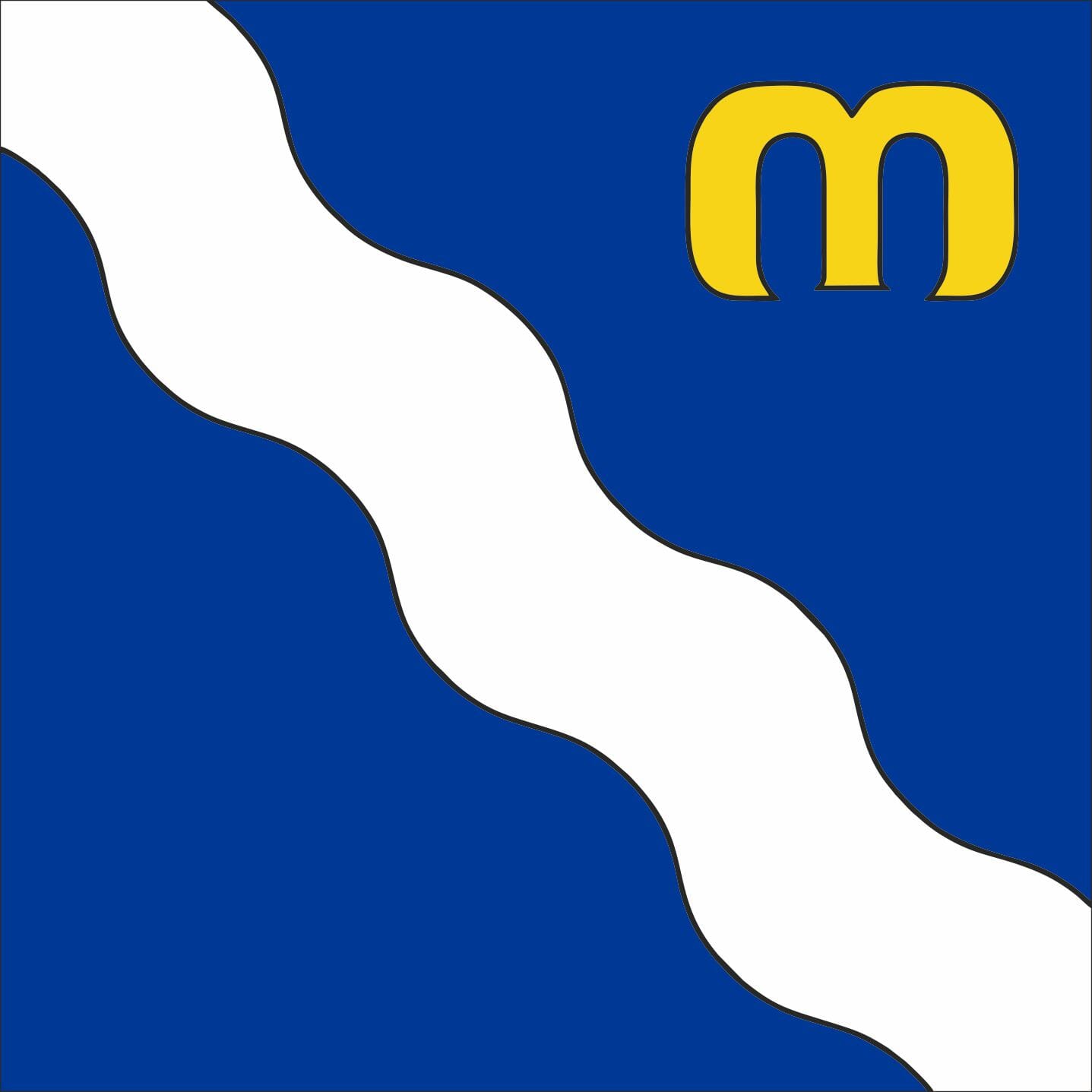 Fahne Gemeinde 9437 Marbach (SG) | 30 x 30 cm und Gr&ouml;sser - Bild 1