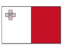 Malta Hissfahne gedruckt im Querformat | 90 x 150 cm - Bild 1
