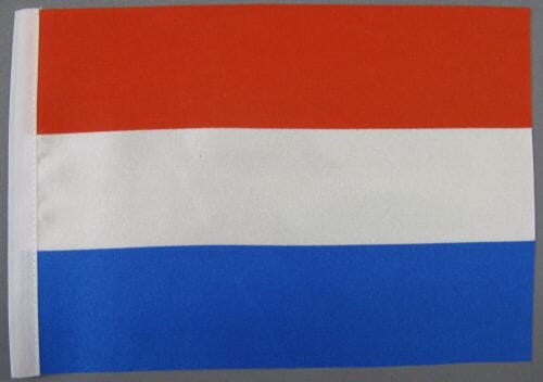 Niederland / Holland Tisch-Fahne DeLuxe ohne St&auml;nder | 15.5 x 24 cm - Bild 2