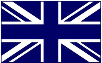 Union Jack UK Blau Fahne gedruckt | 90 x 150 cm - Bild 1