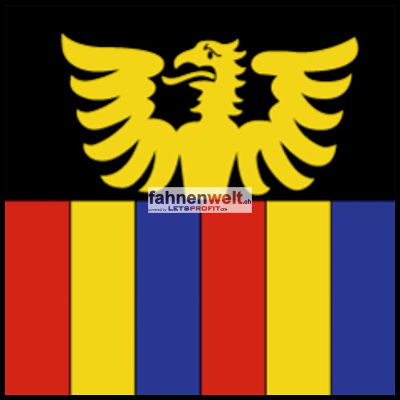 Fahne Gemeinde 1624 Progens Ehemalige Gemeinde (FR) | 30 x 30 cm und Gr&ouml;sser - Bild 1