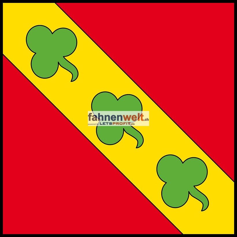 Fahne Gemeinde 1245 Collonge-Bellerive (GE) | 30 x 30 cm und Gr&ouml;sser - Bild 1