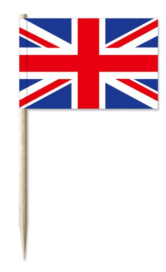 Mini-Fahnen Grossbritannien Pack &agrave; 50 St&uuml;ck | 30 x 40 mm - Bild 1