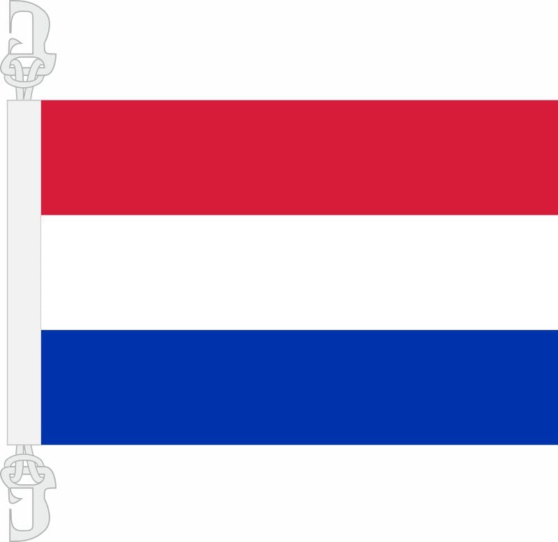 Niederlande Hissfahne gedruckt im Querformat | 30 x 45 cm - Bild 1