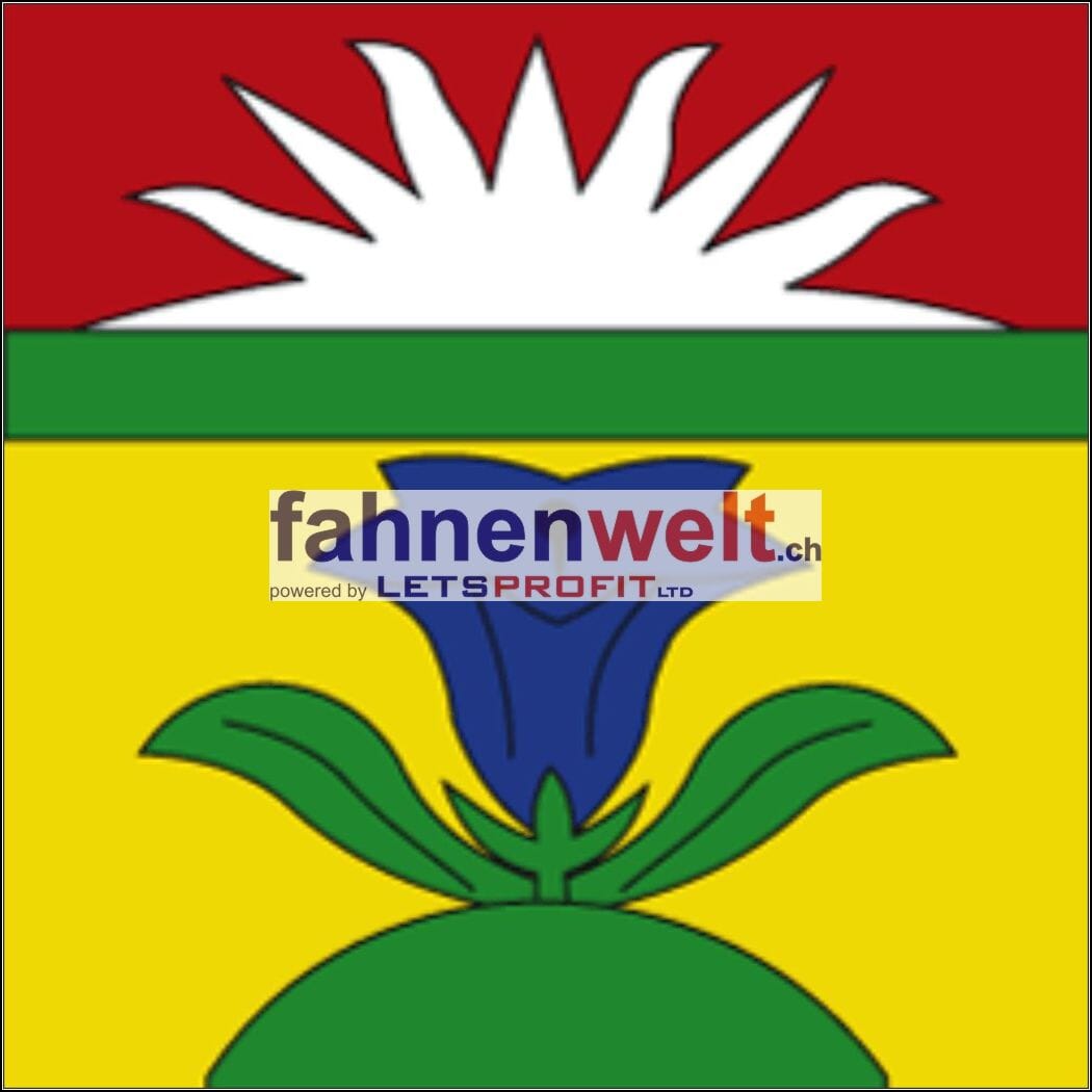 Fahne Gemeinde 2735 Champoz (BE) | 30 x 30 cm und Gr&ouml;sser - Bild 1