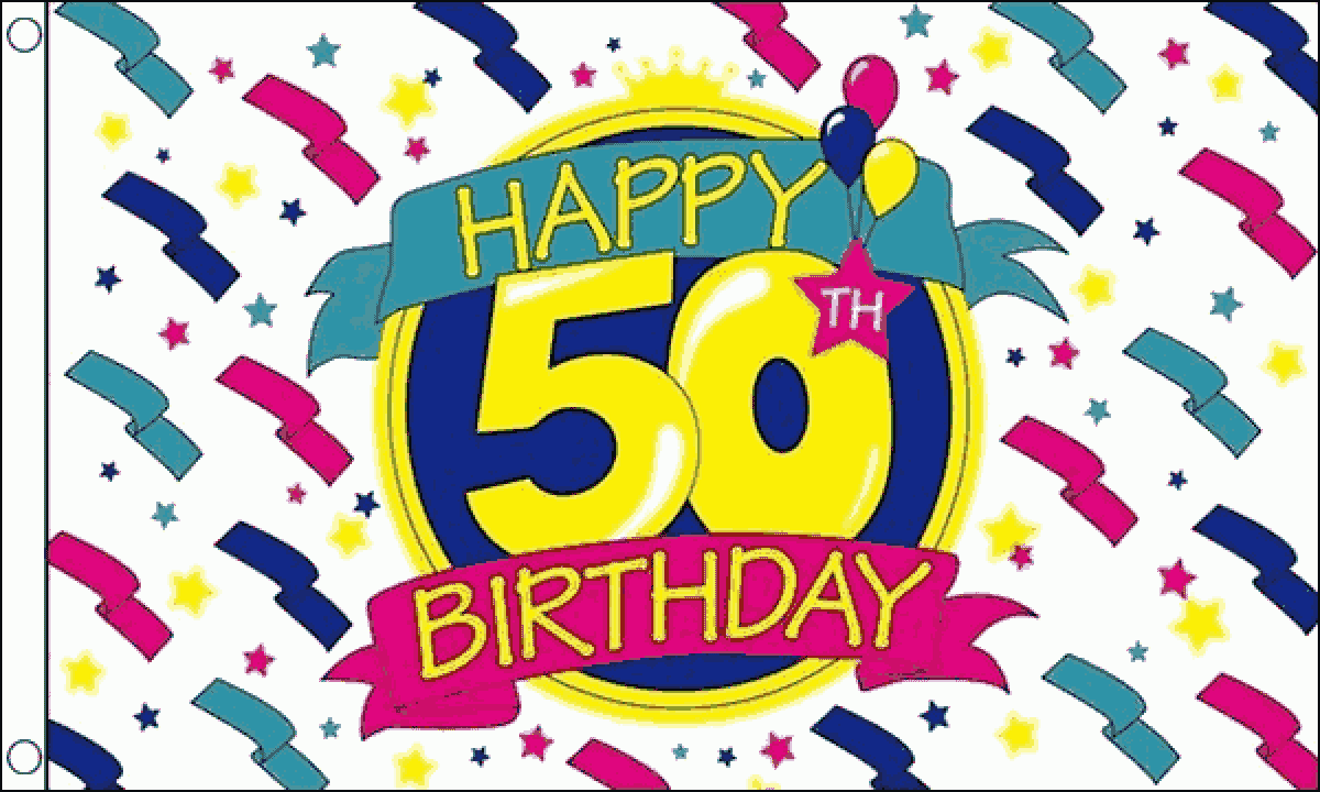 Happy Birthday Geburtstags Fahnen ver. Zahlen / Flagge gedruckt | 90 x 150 - Bild 3