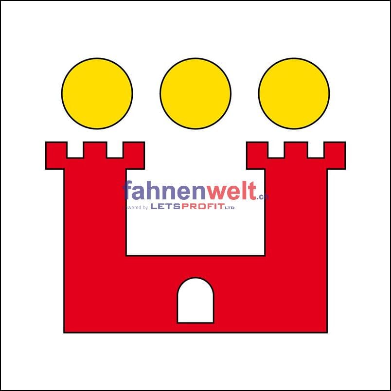 Fahne Gemeinde 6232 Geuensee (LU) | 30 x 30 cm und Gr&ouml;sser - Bild 1