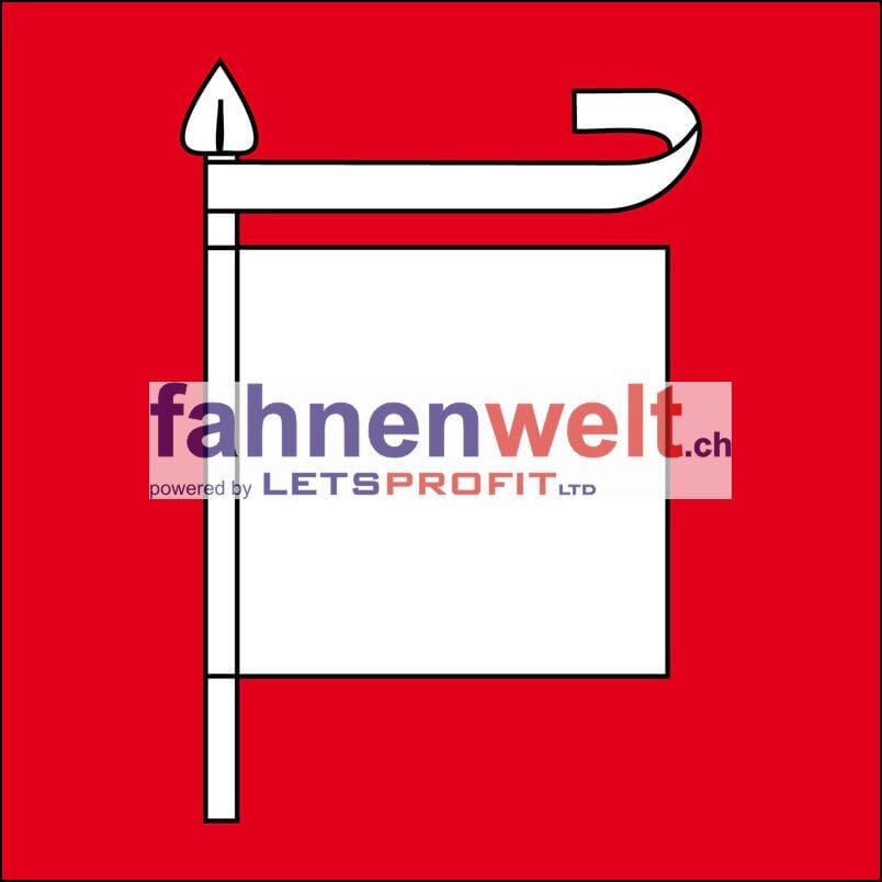 Fahne Gemeinde 2606 Corg&eacute;mont (BE) | 30 x 30 cm und Gr&ouml;sser - Bild 1