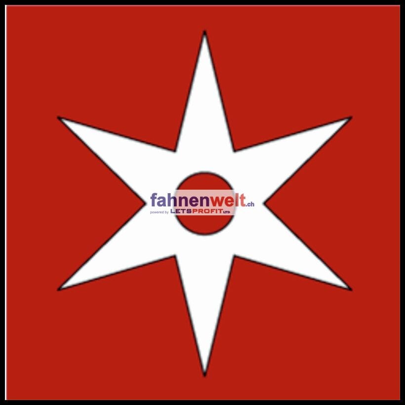Fahne Gemeinde 1473 Font Ehemalige Gemeinde (FR) | 30 x 30 cm und Gr&ouml;sser - Bild 1
