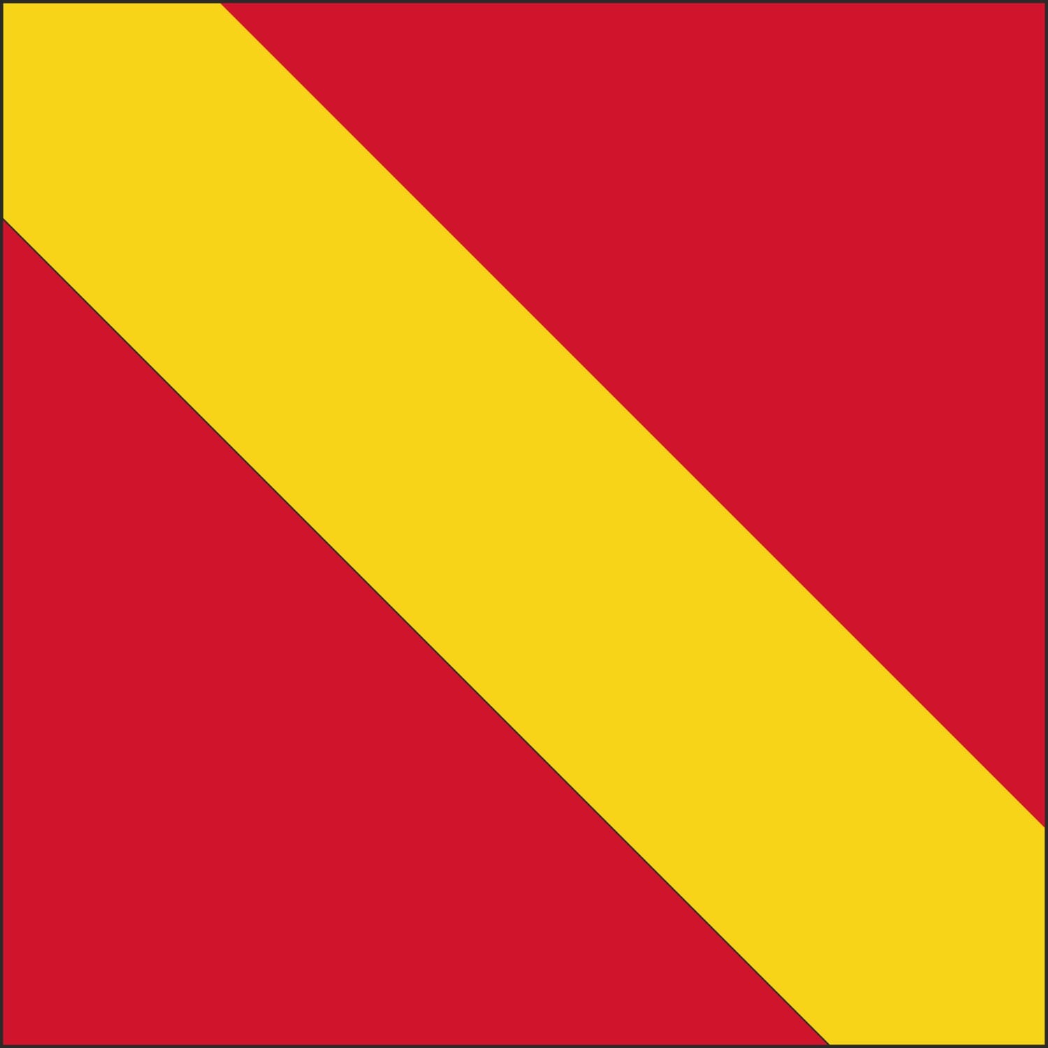 Fahne Gemeinde 6215 Berom&uuml;nster (LU) | 30 x 30 cm und Gr&ouml;sser - Bild 1