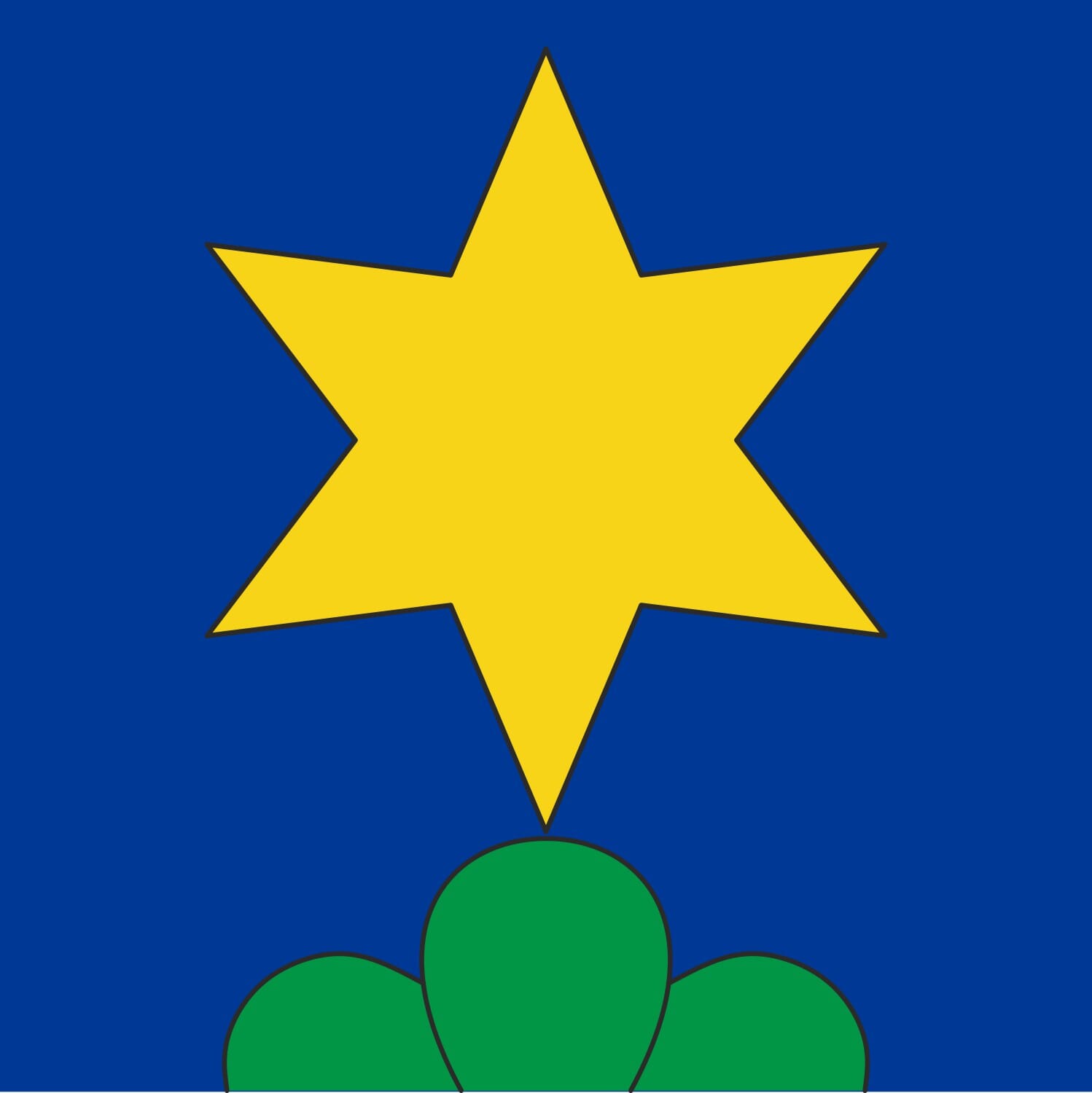Fahne Gemeinde 3176 Neuenegg (BE) | 30 x 30 cm und Gr&ouml;sser - Bild 1
