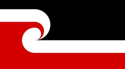 Neuseeland Maori Unabh&auml;ngigkeitsbewegung Fahne gedruckt | 60 x 90 cm - Bild 1
