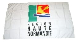 Fahne / Flagge Haute Normandie gedruckt | 90 x 150 cm - Bild 1