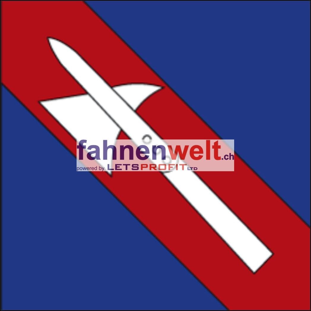 Fahne Gemeinde Schlatt Ehemalige Gemeinde (AI) | 30 x 30 cm und Gr&ouml;sser - Bild 1