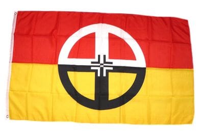 Fahne Healing Indianer gedruckt im Querformat | 90 x 150 cm - Bild 1