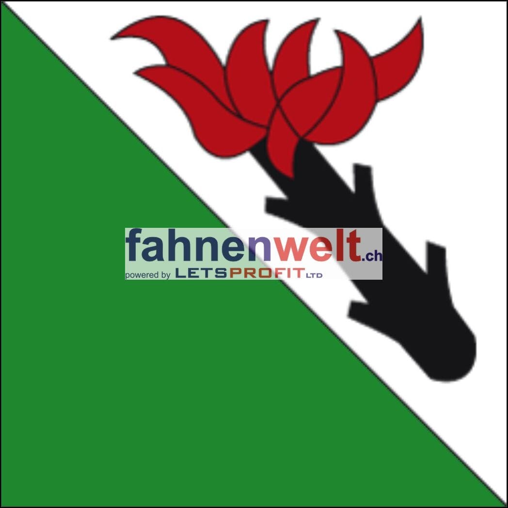 Fahne Gemeinde 3124 Belpberg Ehemalige Gemeinde (BE) | 30 x 30 cm und Gr&ouml;sser - Bild 1