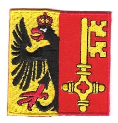Patch Sticker zum aufb&uuml;geln Genf | 7 x 7 cm - Bild 1