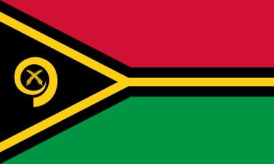 Vanuatu Fahne gedruckt | 60 x 90 cm - Bild 1