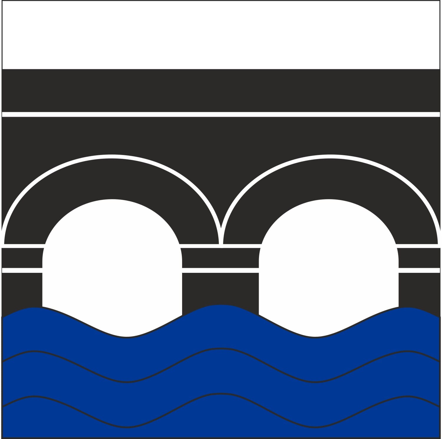 Fahne Gemeinde 2555 Br&uuml;gg (BE) | 30 x 30 cm und Gr&ouml;sser - Bild 1
