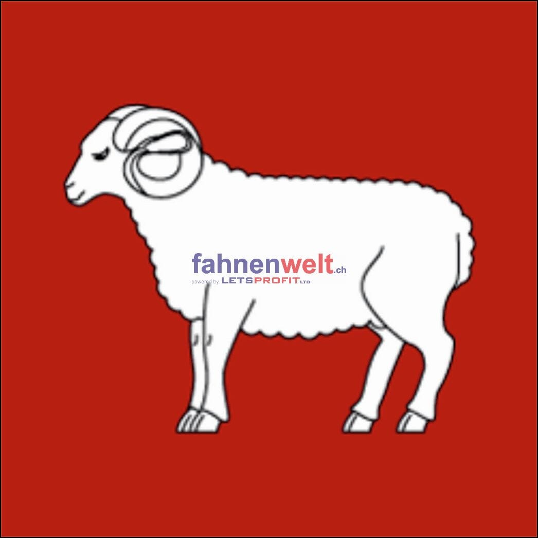 Fahne Gemeinde 6677 Moghegno Ehemalige Gemeinde (TI) | 30 x 30 cm und Gr&ouml;sser - Bild 1