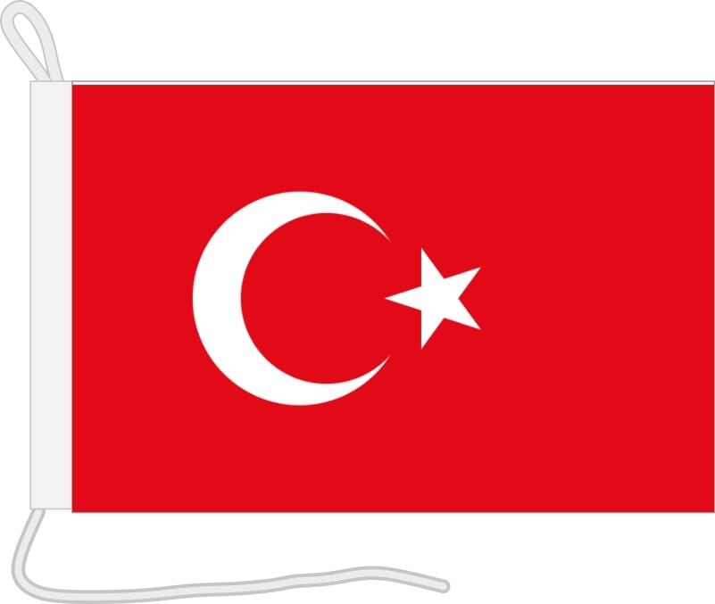 Bootsfahne T&uuml;rkei | 30 x 45 cm - Bild 1