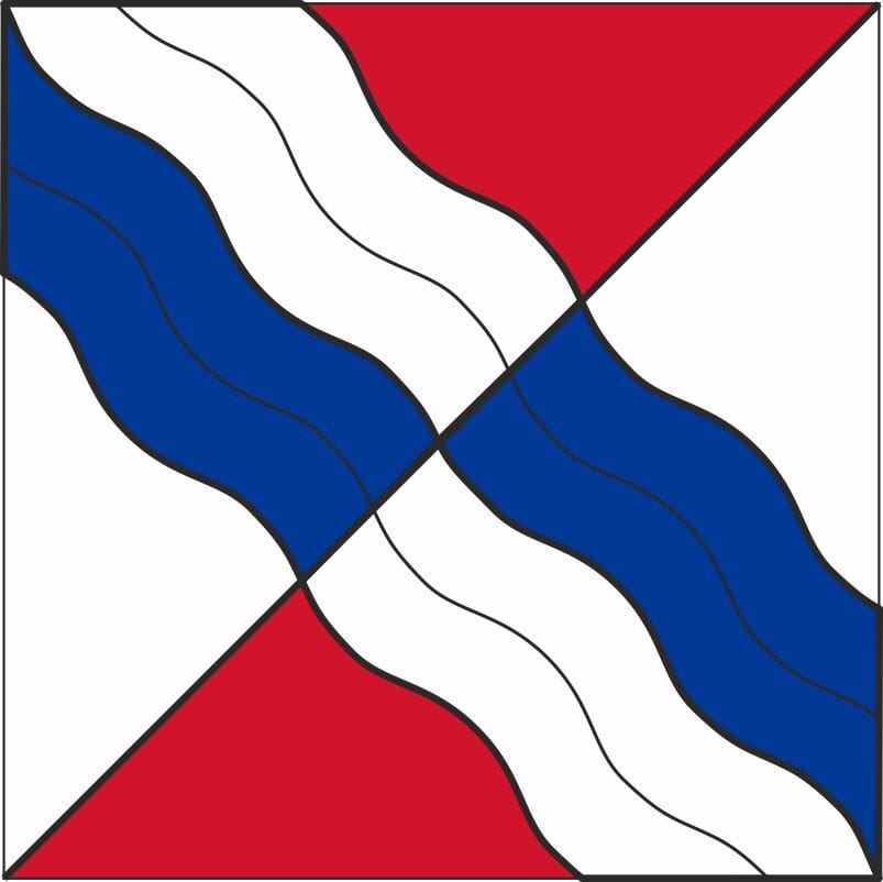 Fahne Gemeinde 3116, 3126 Kirchdorf (BE) | 30 x 30 cm und Gr&ouml;sser - Bild 1