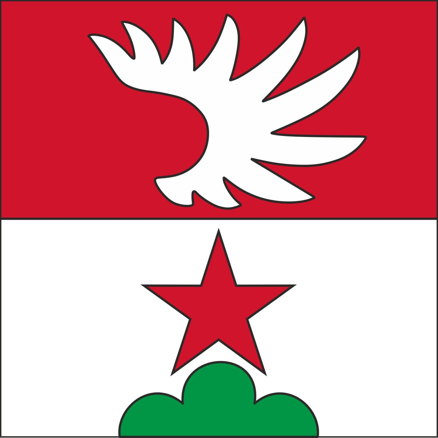 Fahne Gemeinde 5078 Effingen (AG) | 30 x 30 cm und Gr&ouml;sser - Bild 1