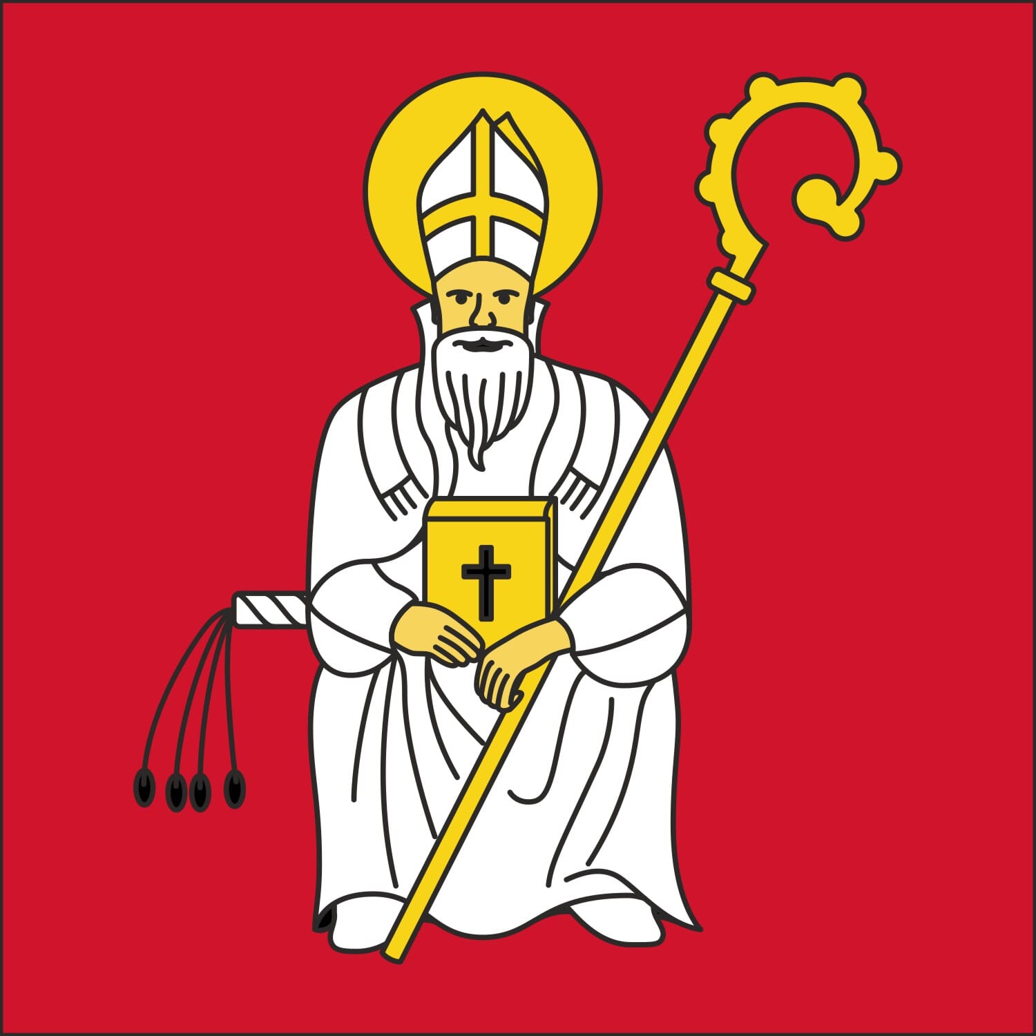 Fahne Gemeinde 6936 Cademario (TI) | 30 x 30 cm und Gr&ouml;sser - Bild 1