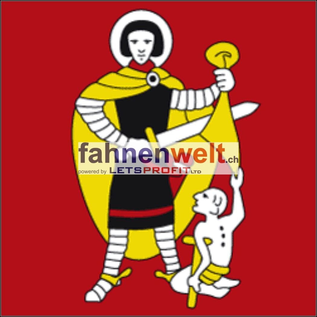 Fahne Kreis Schams (GR) | 30 x 30 cm und Gr&ouml;sser - Bild 1