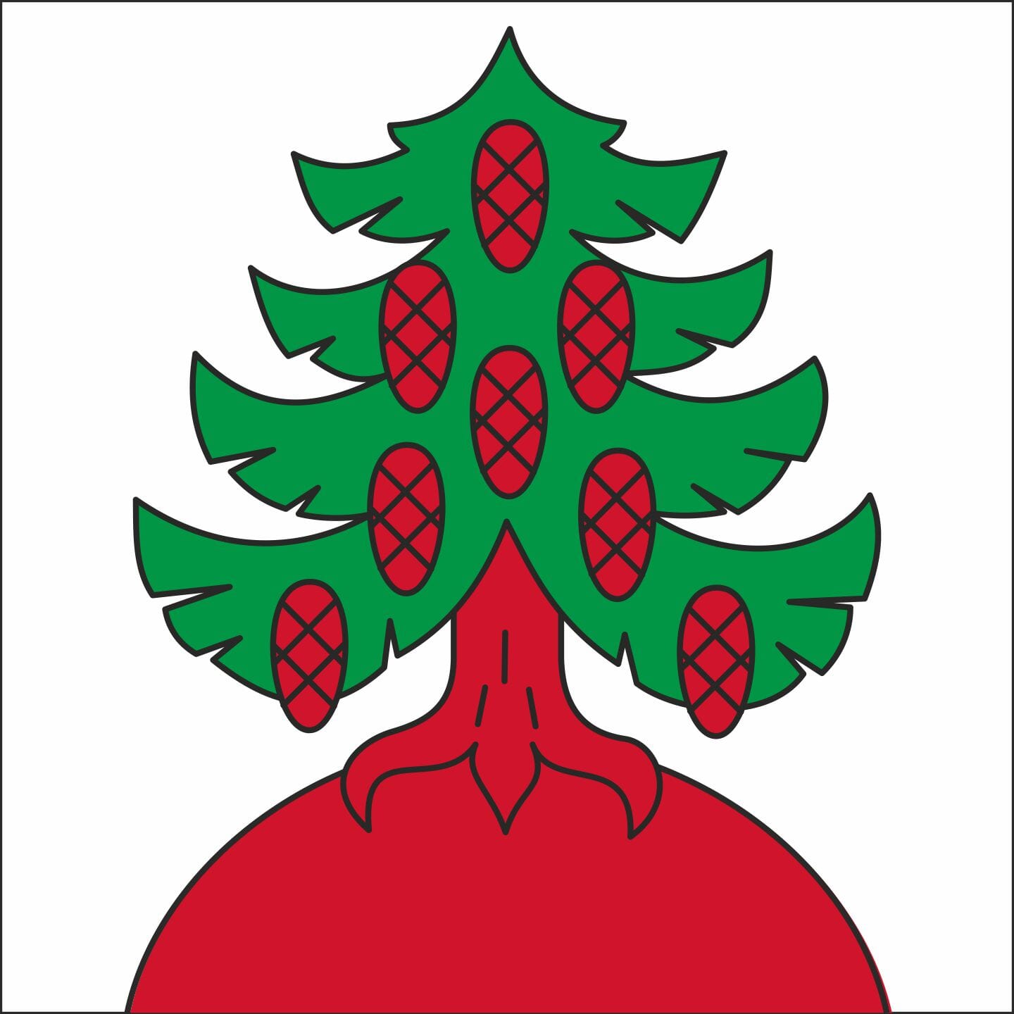 Fahne Gemeinde 4924 Obersteckholz (BE) | 30 x 30 cm und Gr&ouml;sser - Bild 1