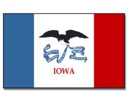 Iowa gedruckt im Querformat | 90 x 150 cm - Bild 1