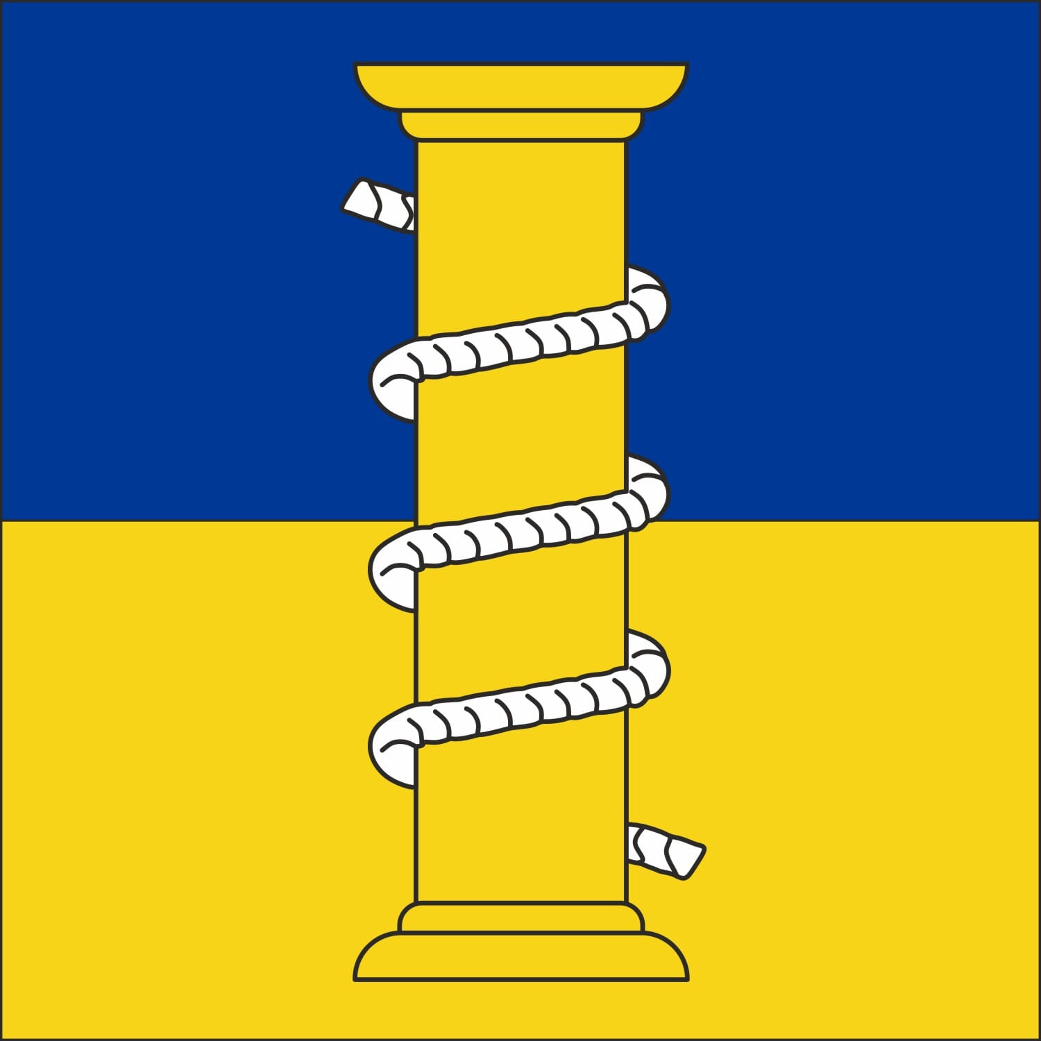 Fahne Region Freiamt (Variante 2) (AG) | 30 x 30 cm und Gr&ouml;sser - Bild 1