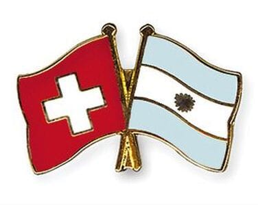 Freundschaftspin Schweiz-Argentinien | Gr&ouml;sse ca. 22mm - Bild 1
