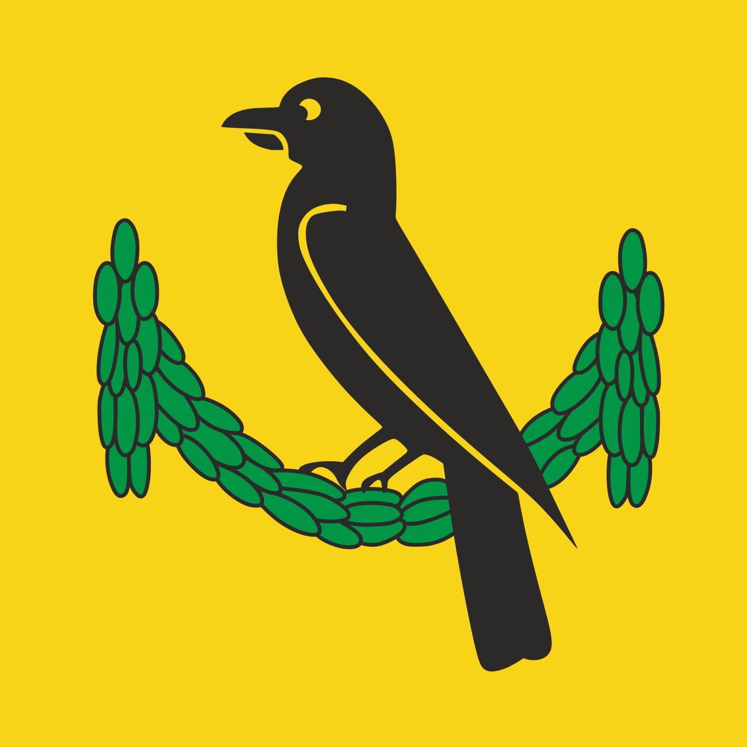 Fahne Gemeinde 4657 Dulliken (SO) | 30 x 30 cm und Gr&ouml;sser - Bild 1