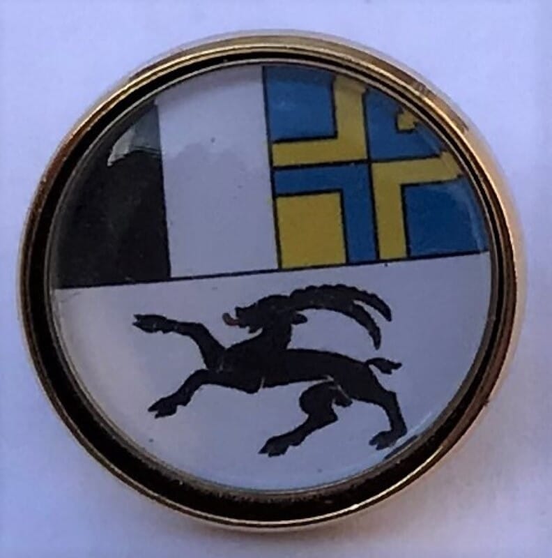 Pin Kanton Graub&uuml;nden rund mit Verschluss | &Oslash; 1.6 cm - Bild 5