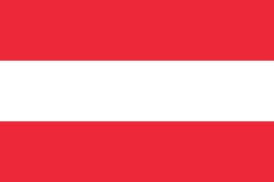 L&auml;nderfahne &Ouml;sterreich | Gr&ouml;sse ca. 90 x 150 cm - Bild 1