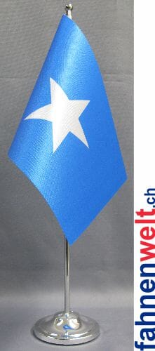 Somalia Tisch-Fahne DeLuxe ohne St&auml;nder | 15.5 x 24 cm - Bild 1