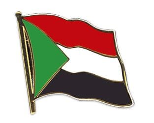 Flaggen Pin Sudan geschwungen | ca. 20 mm - Bild 1