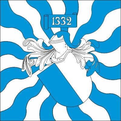 Fahne geflammt Luzern | 30 x 30 cm und Gr&ouml;sser - Bild 1