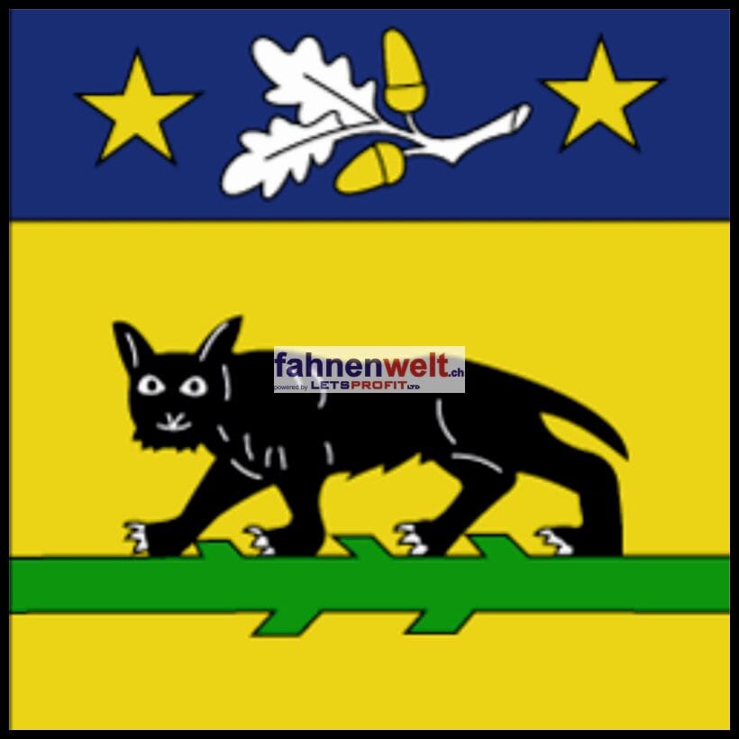 Fahne Gemeinde 1906 Charrat (VS) | 30 x 30 cm und Gr&ouml;sser - Bild 1