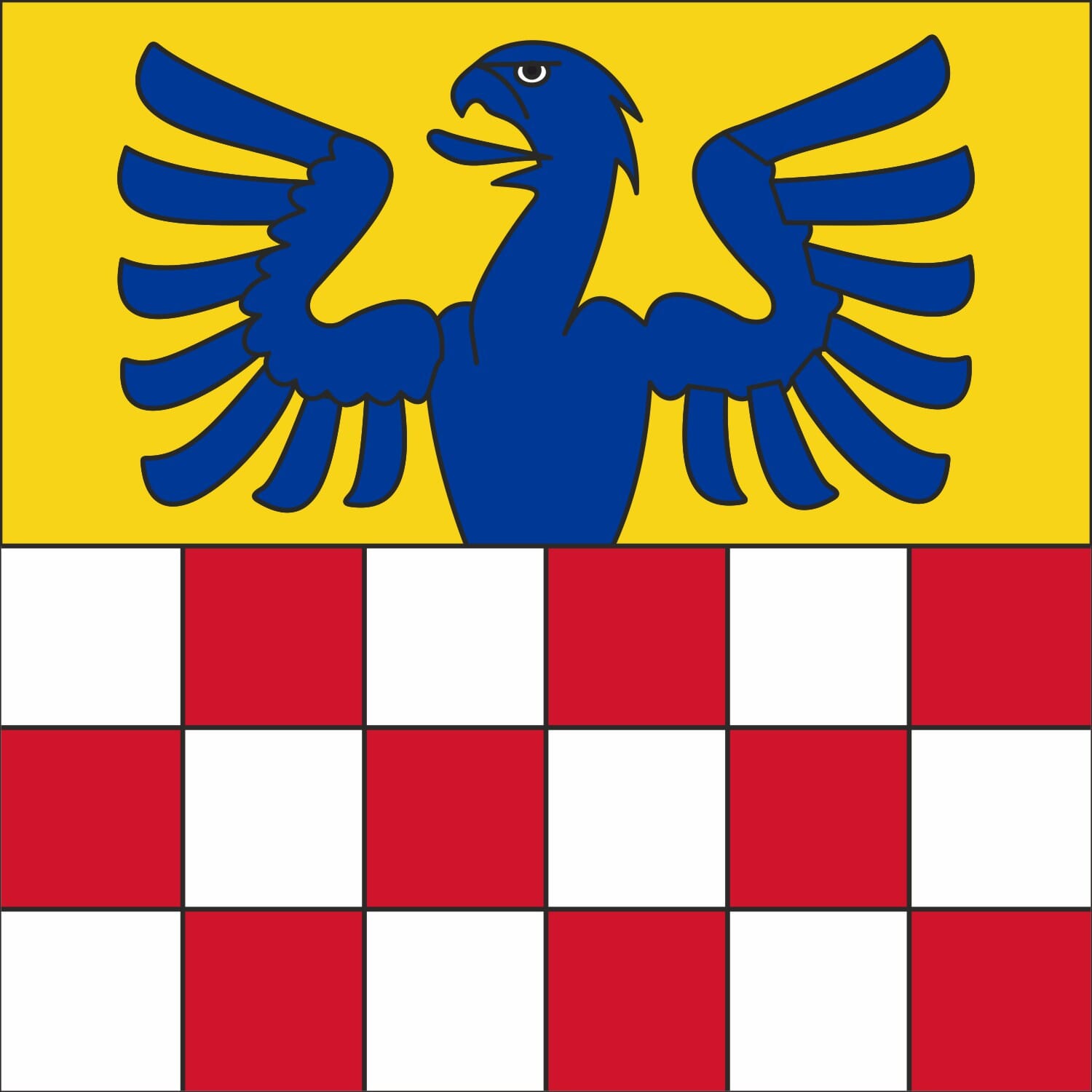 Fahne Gemeinde 8442 Hettlingen (ZH) | 30 x 30 cm und Gr&ouml;sser - Bild 1