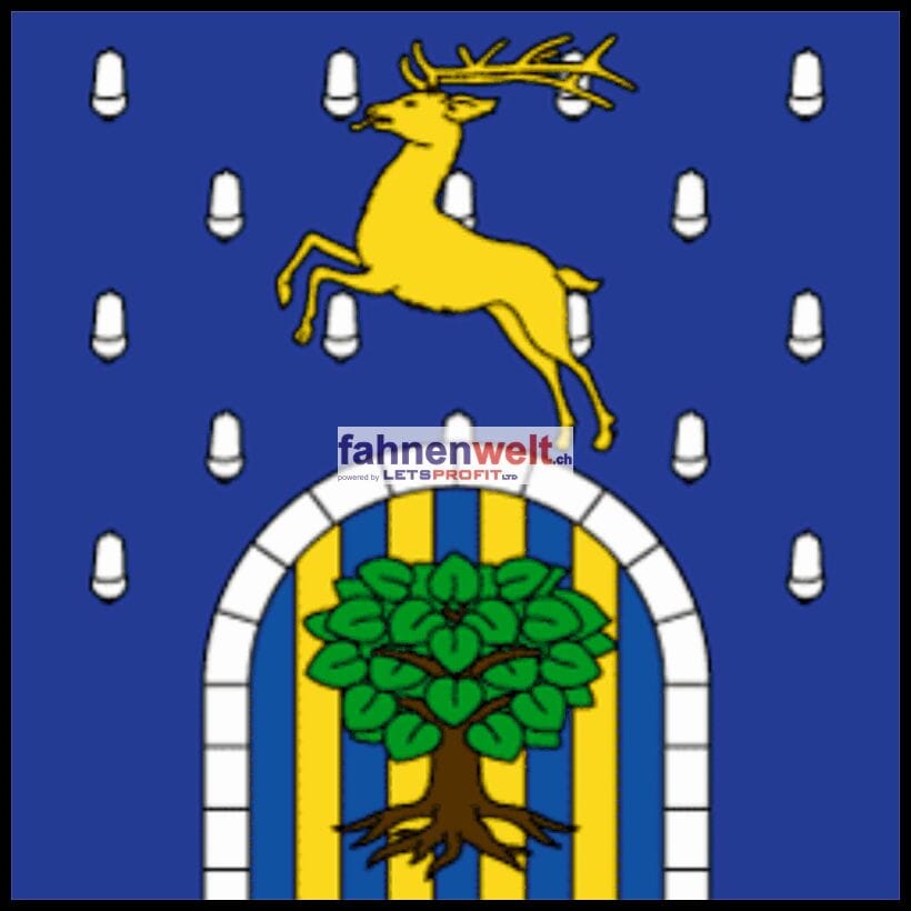 Fahne Gemeinde 1463 Rovray (VD) | 30 x 30 cm und Gr&ouml;sser - Bild 1