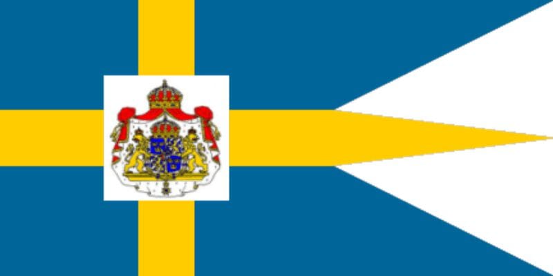 Schweden Royal gedruckt im Querformat | 90 x 150 cm - Bild 1
